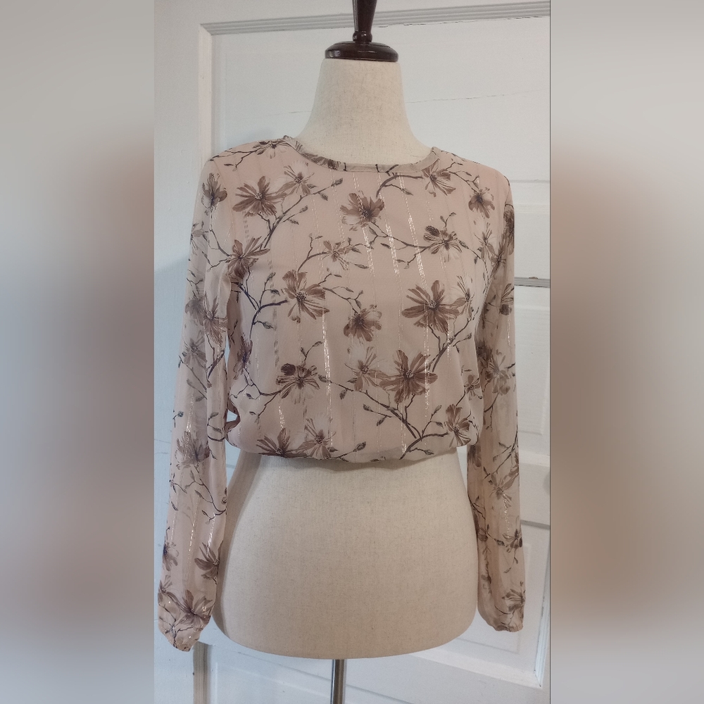 A'gaci floral blouse